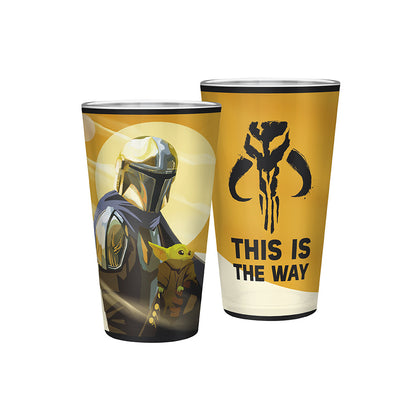 Star Wars: The Mandalorian - Mando & Child - Iso juomalasi (XXL)