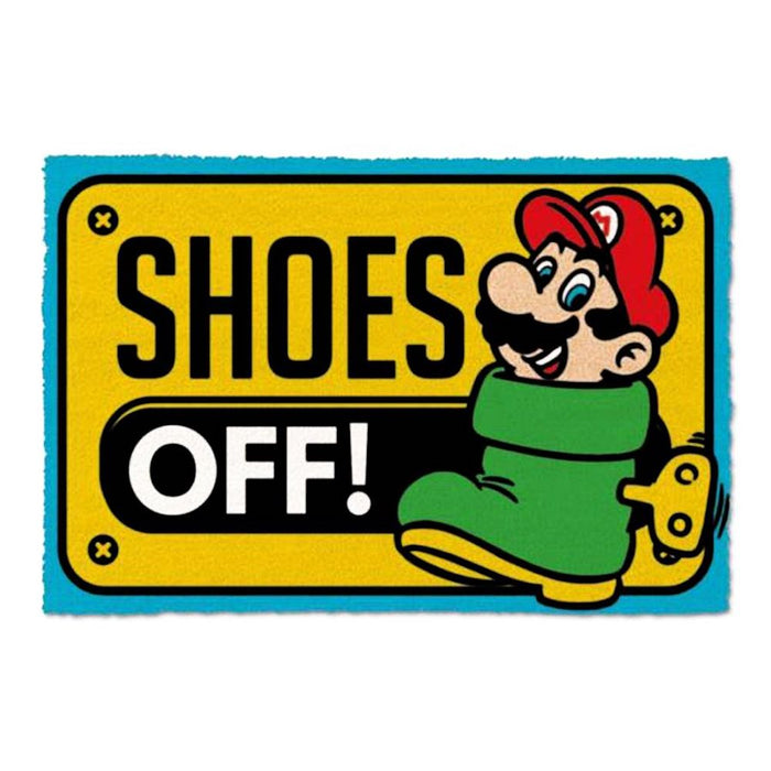 Super Mario - Shoes Off - Ovimatto (kynnysmatto)