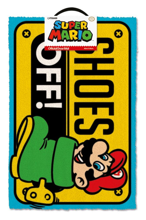 Super Mario - Shoes Off - Ovimatto (kynnysmatto)