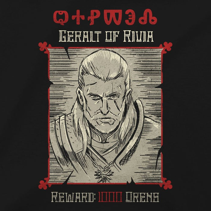 The Witcher - Wanted Poster - T-paita