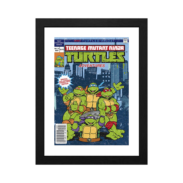 Teenage Mutant Ninja Turtles - Comics Cover - Kehystetty taidejuliste