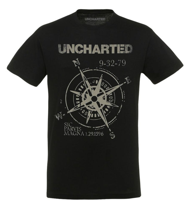 Uncharted - Sic Parvis Magna - T-paita