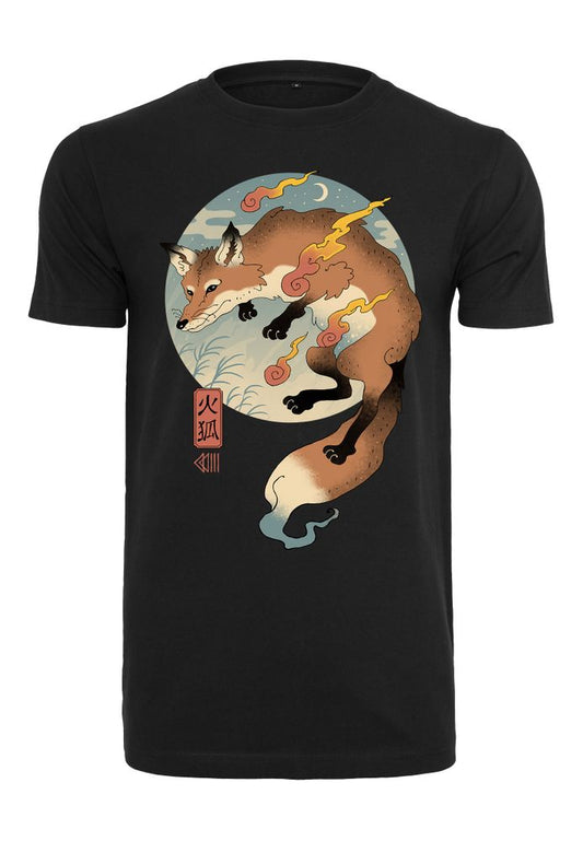 Vincent Trinidad - Fire Fox Ukiyo-e - T-paita