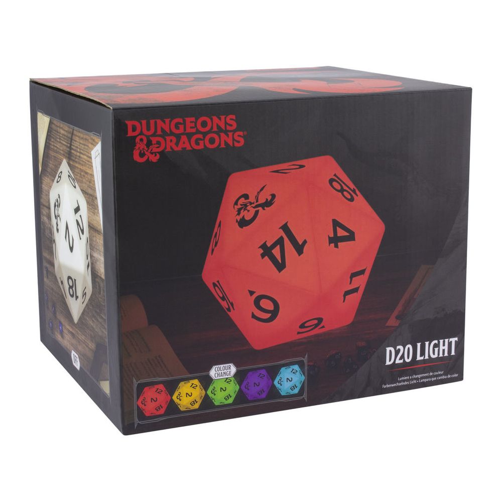 Dungeons & Dragons - D20 Cube - Pöytävalaisin