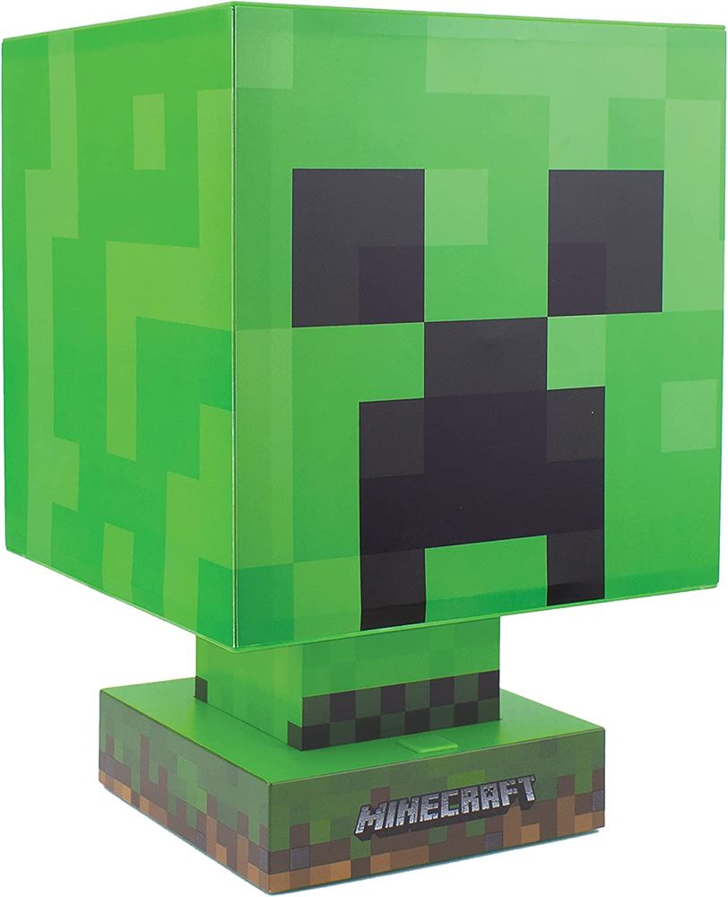 Minecraft - Creeper - Valaisin + USB-laturi