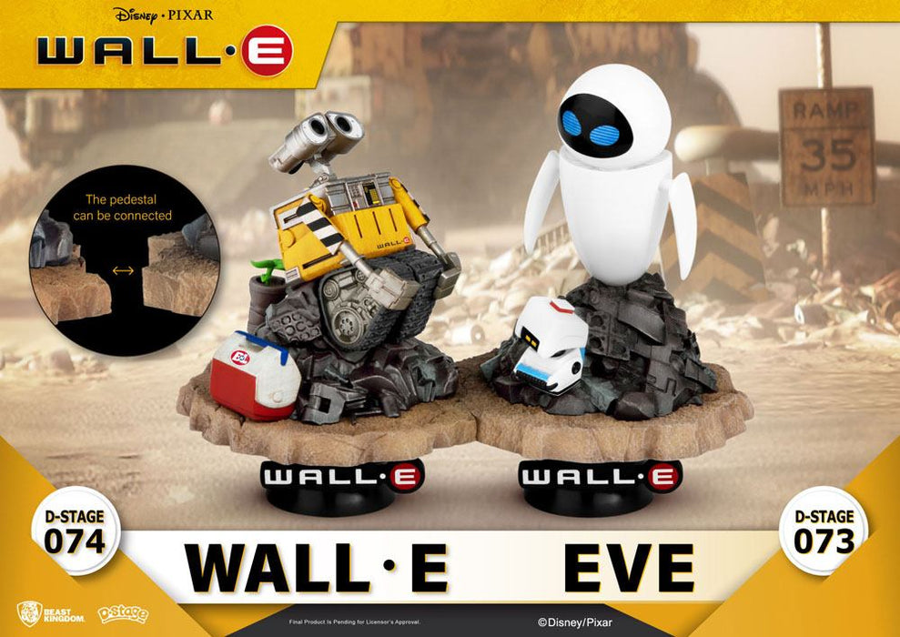 Wall-E - EVE D-Stage - Diorama (kolmiulotteinen koriste-esine)