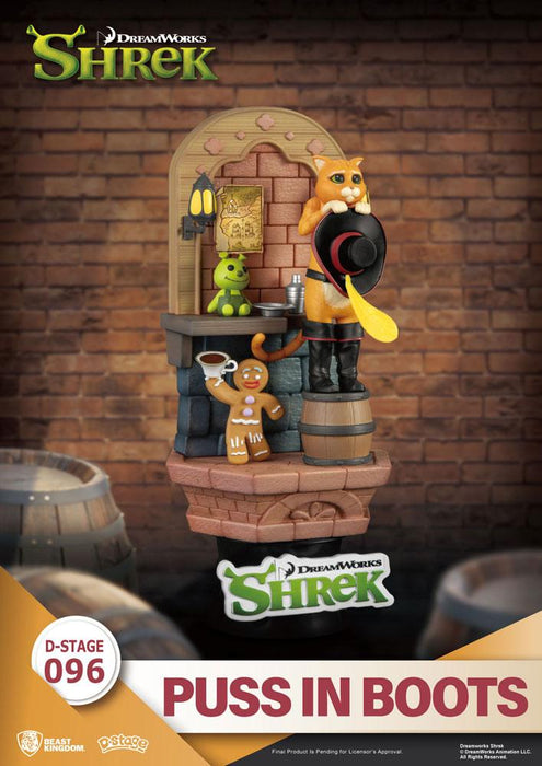 Shrek - Saapasjalkakissa - Diorama (kolmiulotteinen koriste-esine)