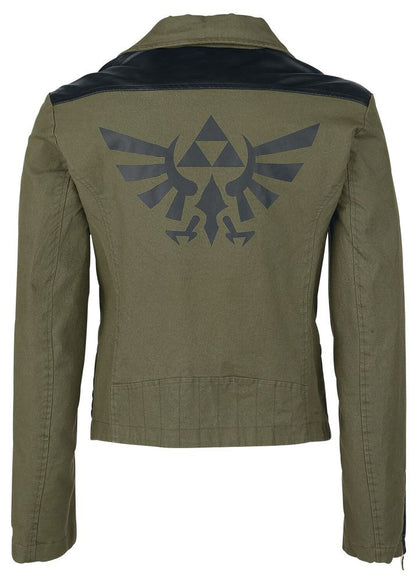 The Legend of Zelda - Black Triforce - Biker-takki (prätkärotsi)